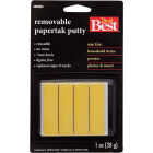 Do it Best 1 Oz. Yellow Reusable Papertak Putty Image 1