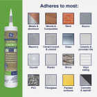 GE Concrete Silicone Advanced Speciality Products, Light Gray, 10.1 Oz. Cartridge Image 6